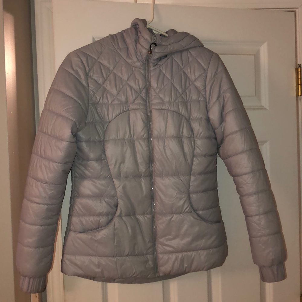 Llight blue ululemon light jacket